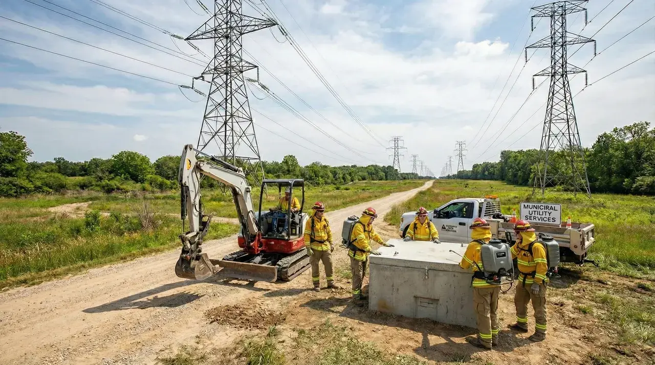Ground application crew